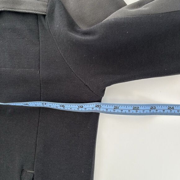 G-Star Raw 3301 Track Jacket Men L Black Contrast Shoulder Chest Pockets Stretch - Picture 9 of 13